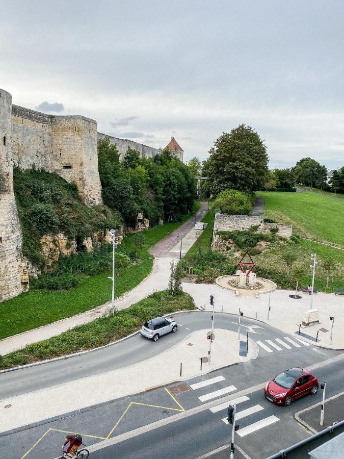 Castle - Vue Sur Le Chateau - Hypercentre Caen Exterior foto