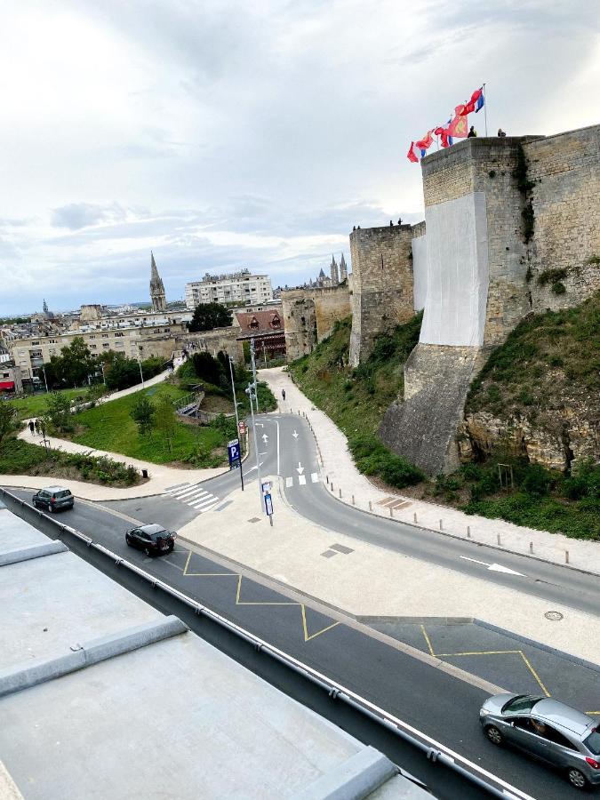 Castle - Vue Sur Le Chateau - Hypercentre Caen Exterior foto